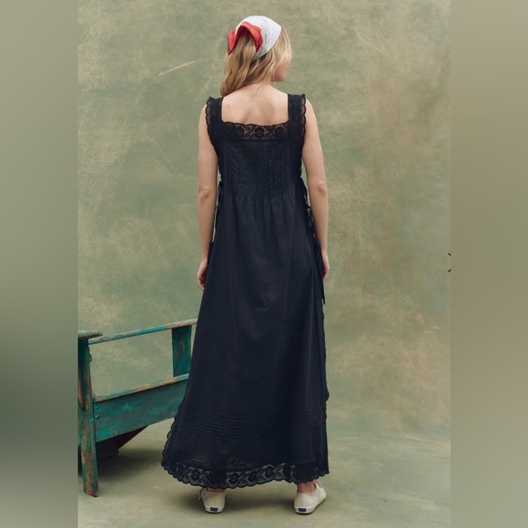 The GREAT. The Attic Lace Dress in Black • NWT - Picture 3 of 11
